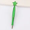Bolígrafo tipo bala 1.0 - 17 estrellas de cinco puntas verde