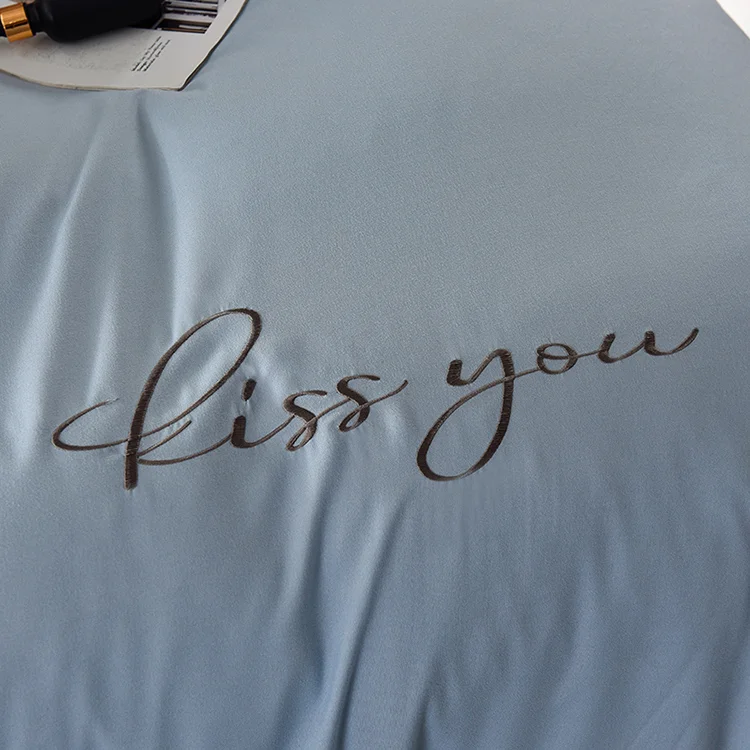 Популярный Комплект постельного белья, однотонное одеяло, пододеяльник, простыни из полиэстера, Индивидуальный размер