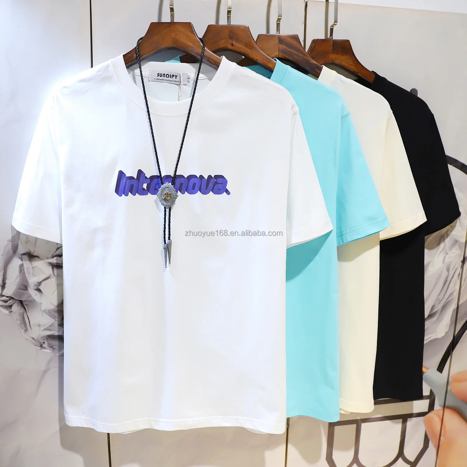Wholesale High Quality Brand Custom Printing Graphic Drop Shoulder Oversized t Shirt Men's T-shirts