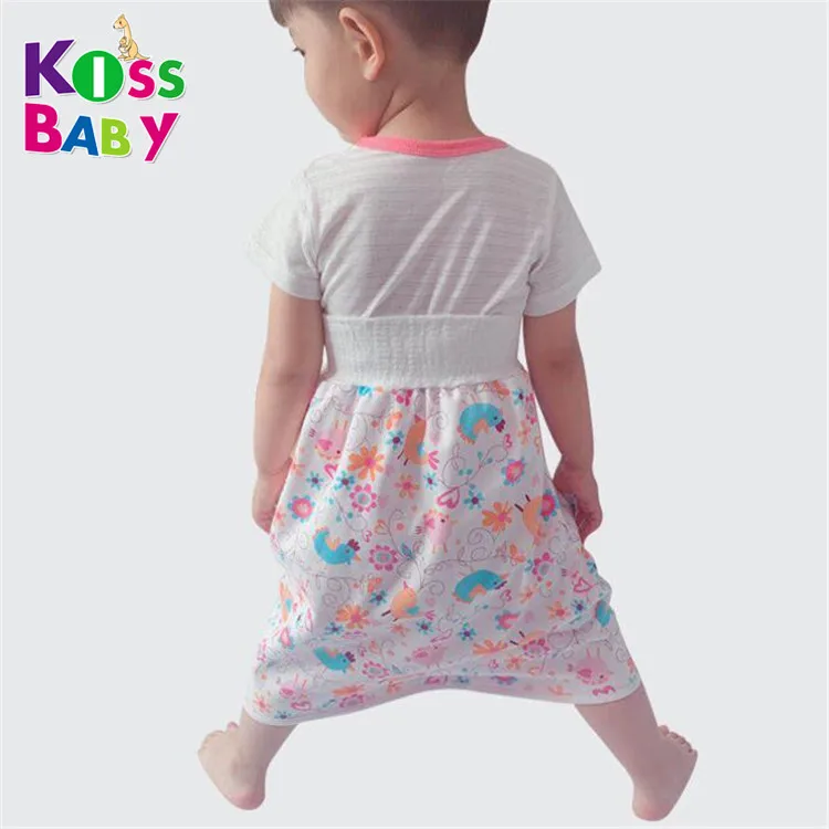 Удобная многоразовая детская юбка для подгузников для взрослых шорты 2 в 1 ткань моющаяся Водонепроницаемая детская юбка для подгузников для малышей