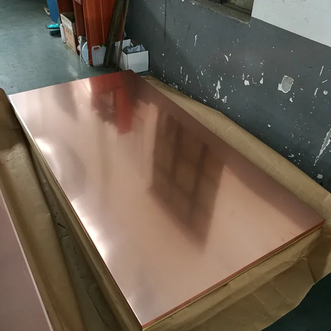 High Purity 99.99% Electrolytic Copper Cathodes C10100 Cooper Plate Sheet 3mm