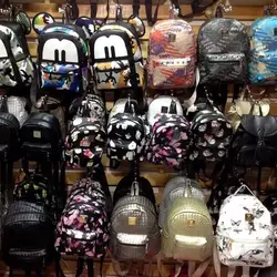 Mix style trend ladies backpacks leisure PU backpacks stock
