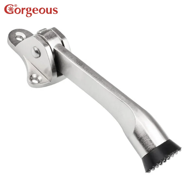 Gorgeous adjustable kick holderdoor stop creative door stopper swing door stopper