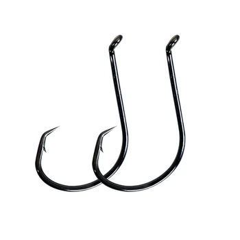 Dn 7384 Sport Circle Hooks Black High Carbon Steel Octopus Saltwater ...