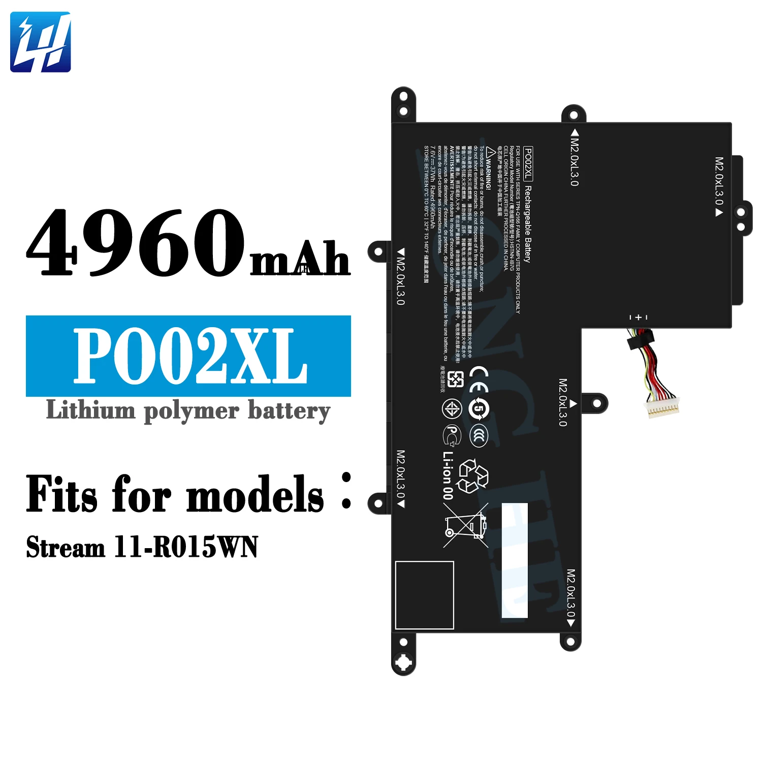 New Genuine Original PO02XL Battery for HP Stream 11-R015WN