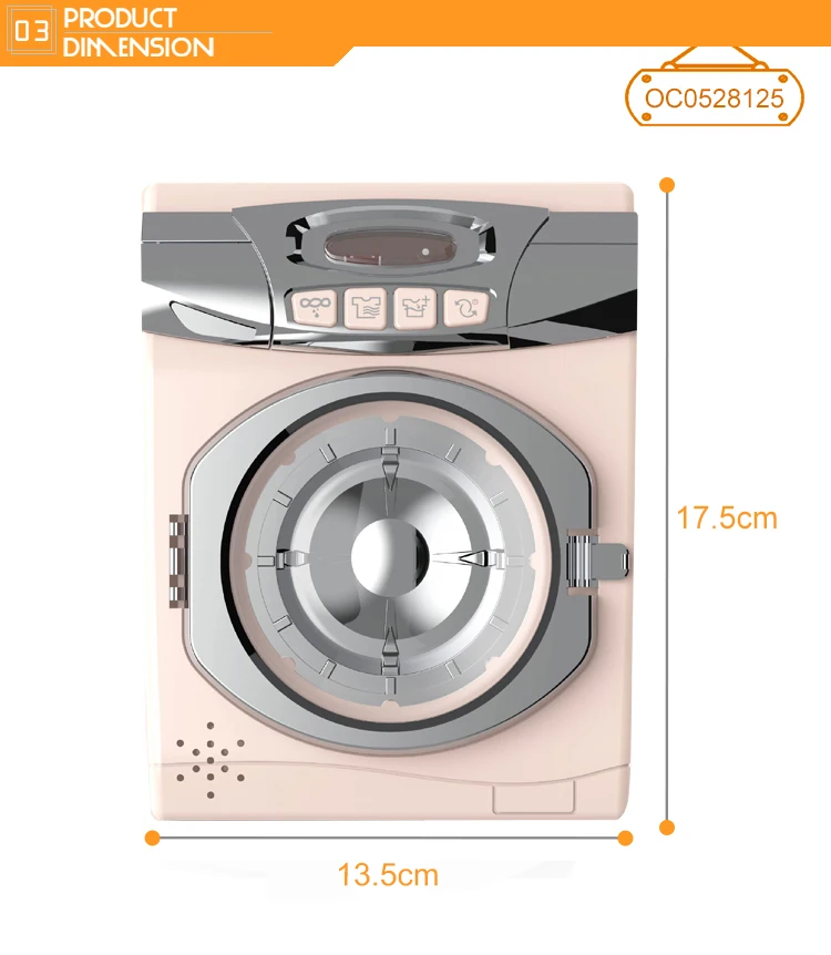 Пластиковая бытовая техника, игрушечная Мини-машинка для стирки