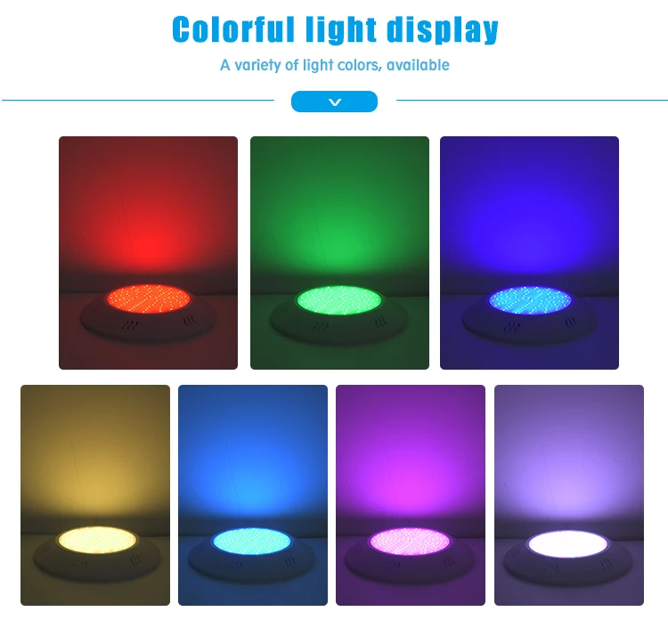 7 Colors LED Swimming Pool Underwater Light with Remote Control