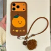 Naranja de la suerte bordada