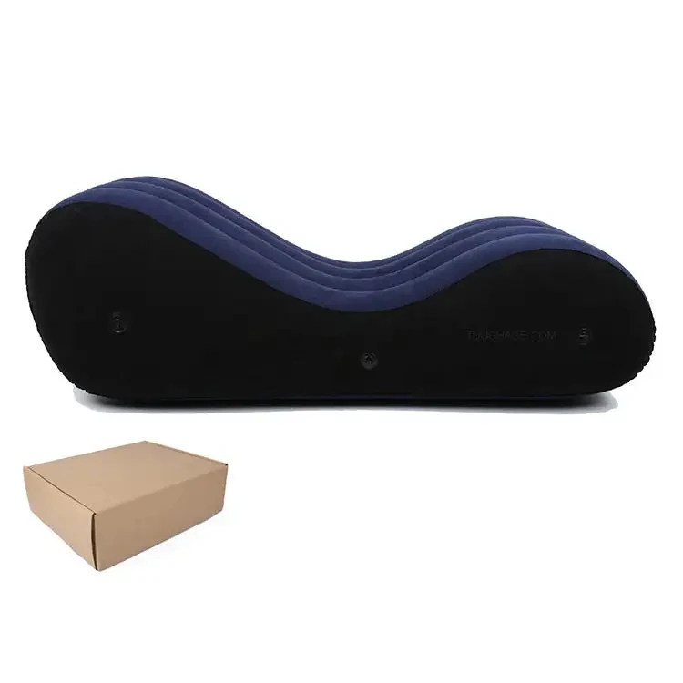 Multifunctional PVC Inflatable Sex Sofa Foldable Air Cushion Chair for BDSM Bondage Play Outdoor Sex Game Furniture Dildos