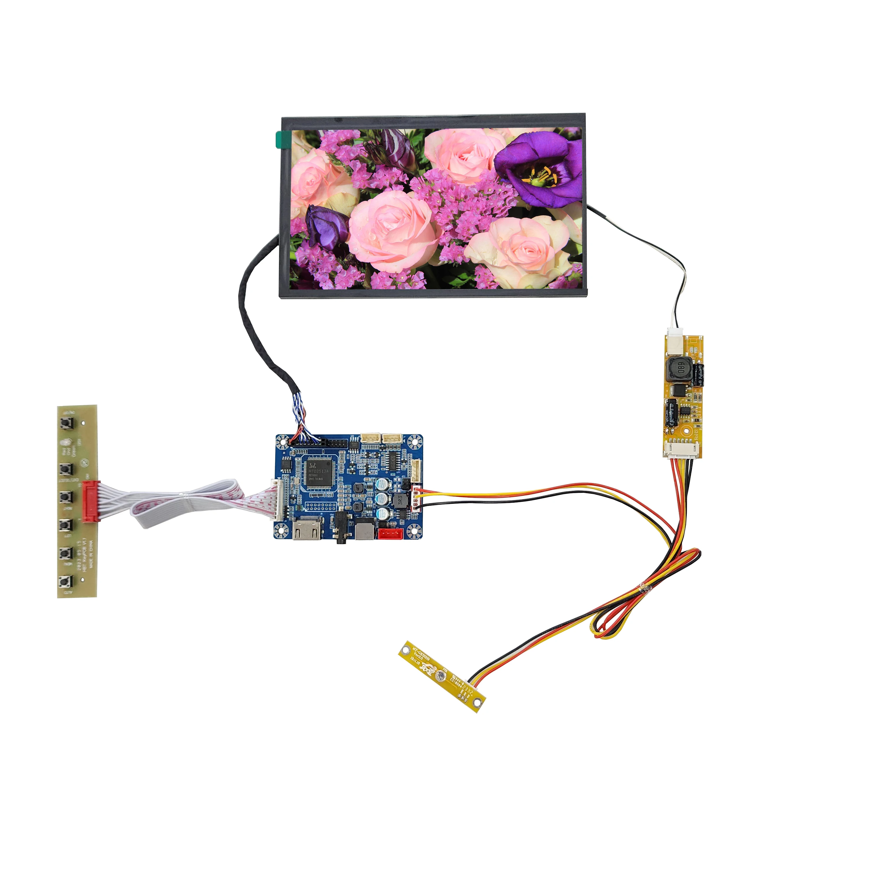 High Brightness CS101R21B0 10.1 Inch 1280x800 LCD Panel 1000nits Display Industrial Medical Imaging TFT Type LVDS Interface