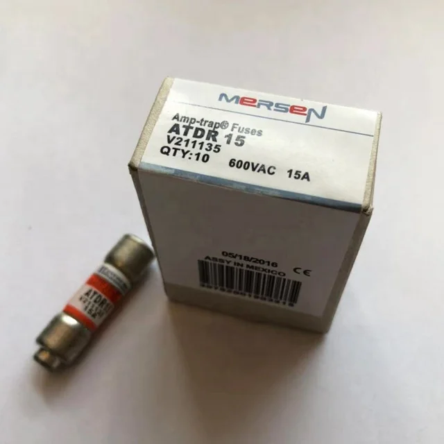 Wholesale Electronic parts ATDR series Time delay car fuse 15A 600V  cynlindrical thermal fuse link ATDR15 for renewable energy From 