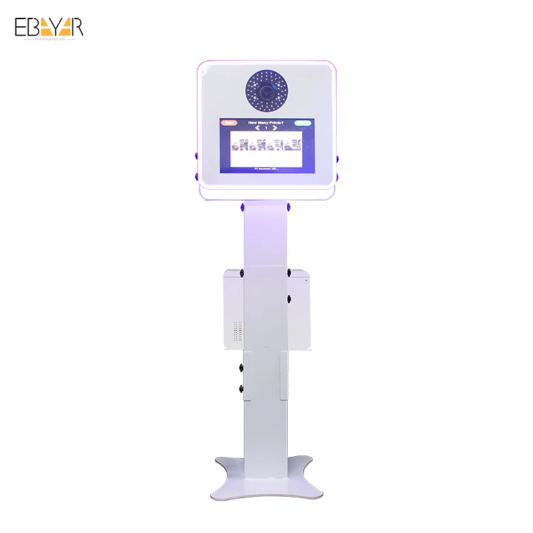 Amazing Portable Robot Photo Booth Shell Take Photo with Family and Friends Photo Booth for Rental Party Use