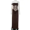 Marrone con imbottitura per reggiseno