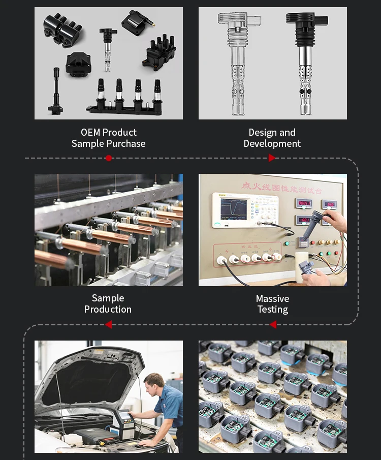 In Stock Factory Popular Desiqn Ignition Coils OEM 90919 C2007 90919C2007 90919-C2007 for TOYOTA Ignition Coil Auto Parts manufacture