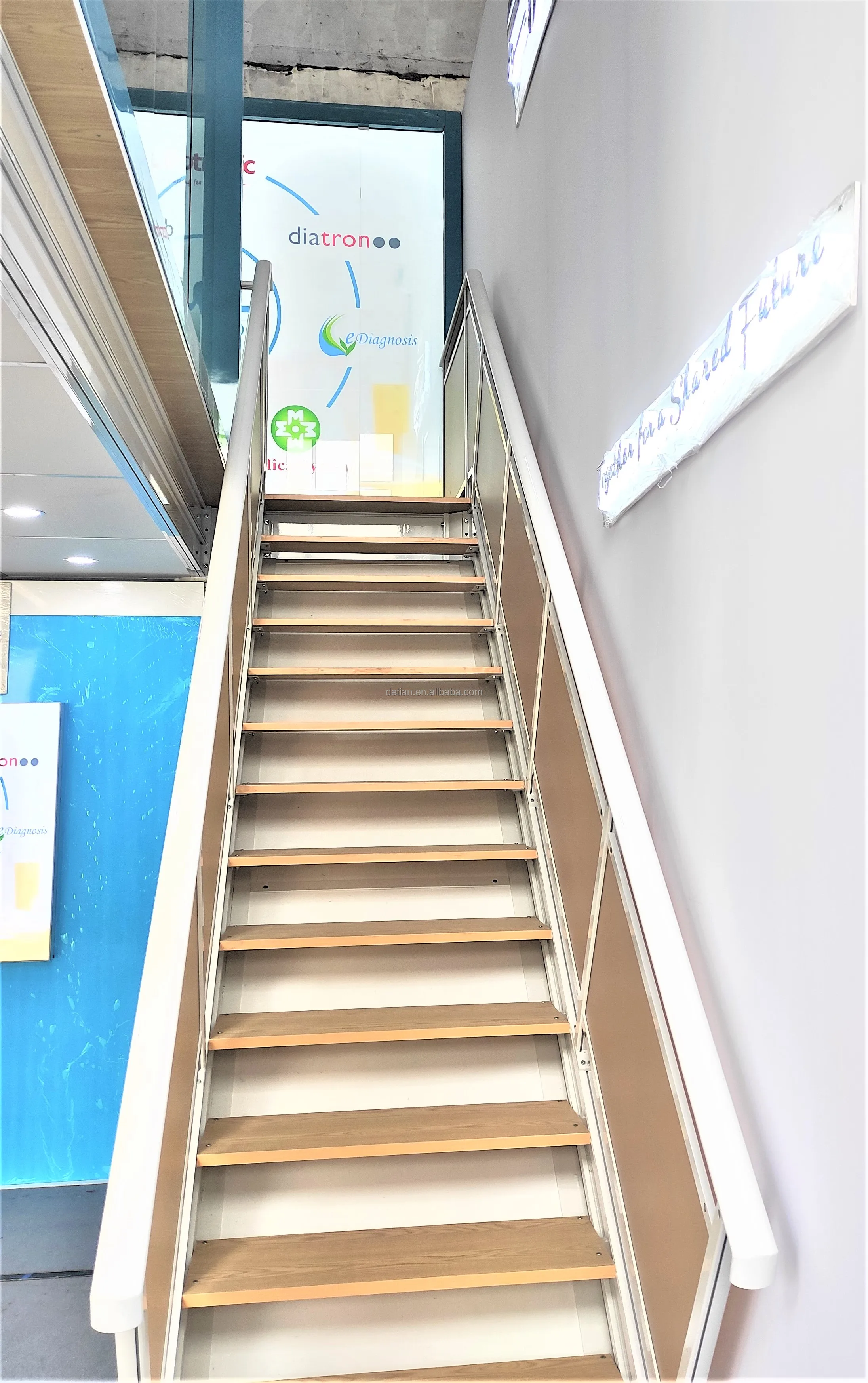 Large Trade Show Booth Modular Double Deck Aluminium Booth Two Floors Trade Fair Display Exhibition Stand
