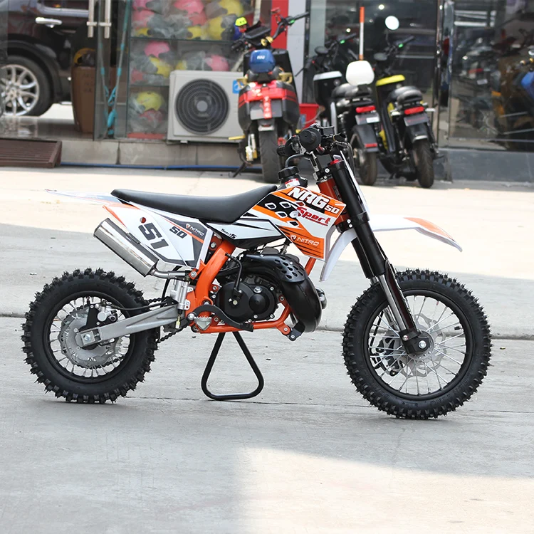 Mini Motocross 50cc Kick Start Dirt Bike for Kids - Main Image