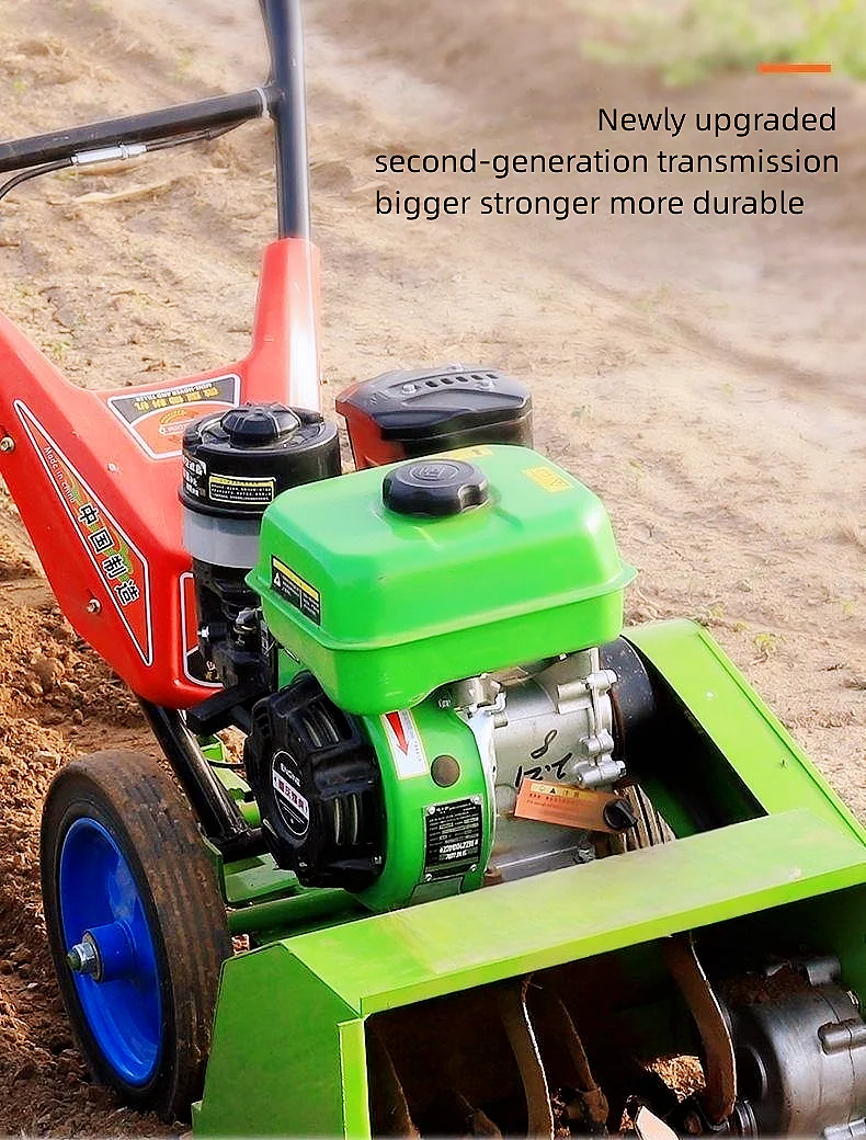 Highhorsepower Gasoline Rotary Tiller Orchard Small Weeder Self