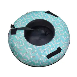 Зимняя надувная резиновая трубка, многолетняя Снежная трубка с крышкой, сани с твердым дном, надувная Снежная трубка