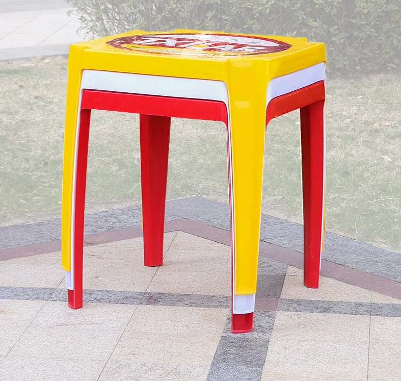 Wholesale White Garden Plastic Tables For Event High Quality Square