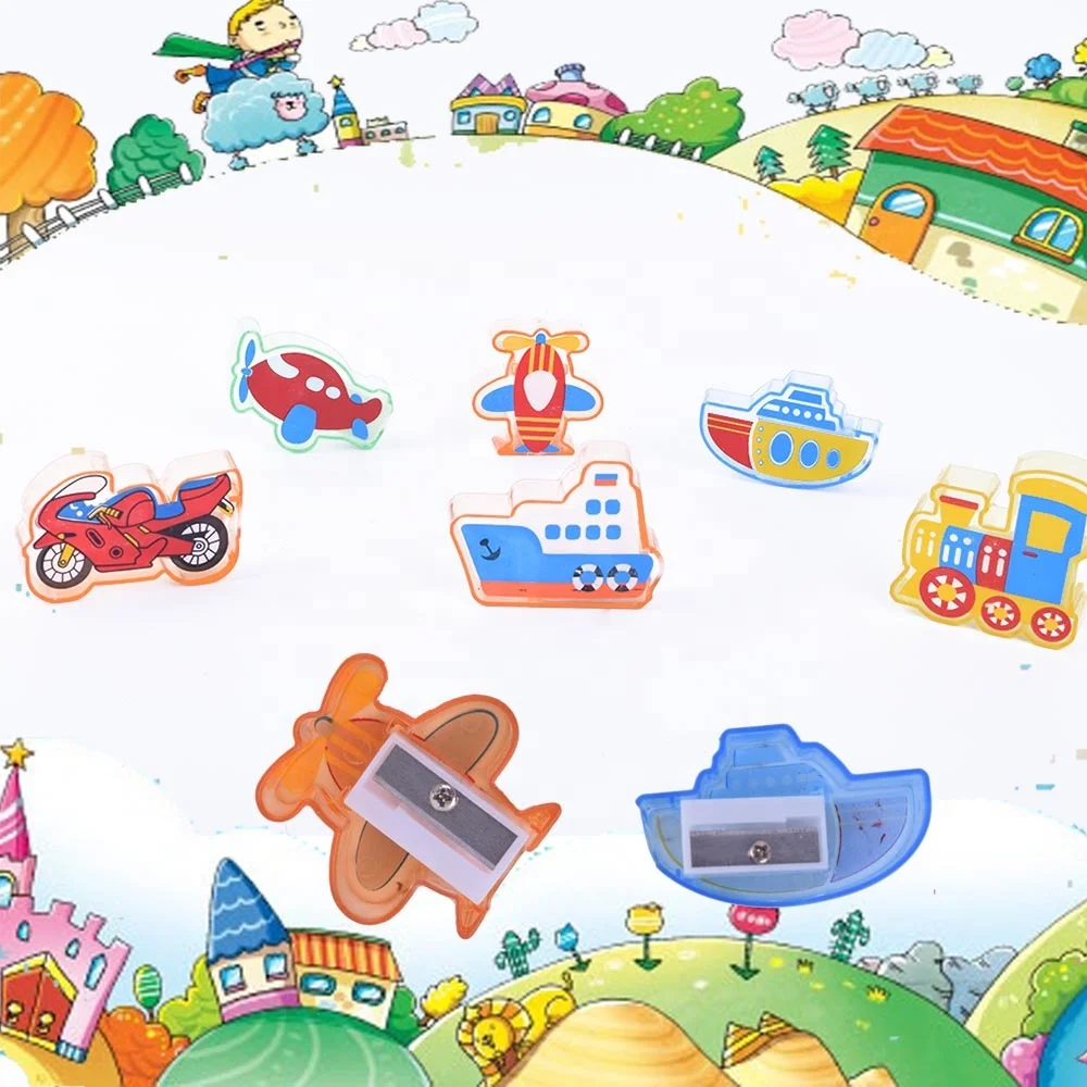 Оптовая продажа, разнообразные канцелярские принадлежности, Заводские игрушки, Пластиковая точилка для карандашей для детей