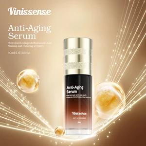 Hot Sale Vinissense Smoothing Brightening Skin Anti-Aging Anti-Fine Lines Whitening for Dry Face  30ml Hydrating Facial Serum