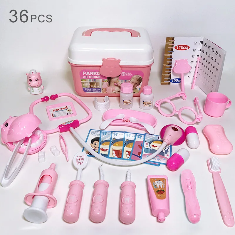 Врачебный набор для детей ролевые игры девочек медицинских принадлежностей медсестер сумка игрушки