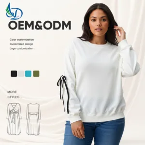 Women's White Bow Decoration Sportswear Casual Wear Autumn