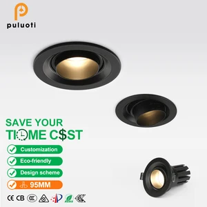 Modern LED Aluminum Spotlight, 95mm Aperture and Adjustable Beam Angle (15-60°) Spotlights,spot Light,led Recessed Down Light