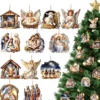 6-Llavero de Navidad (contáctenos para el catálogo y obtener más de 6000 estilos)