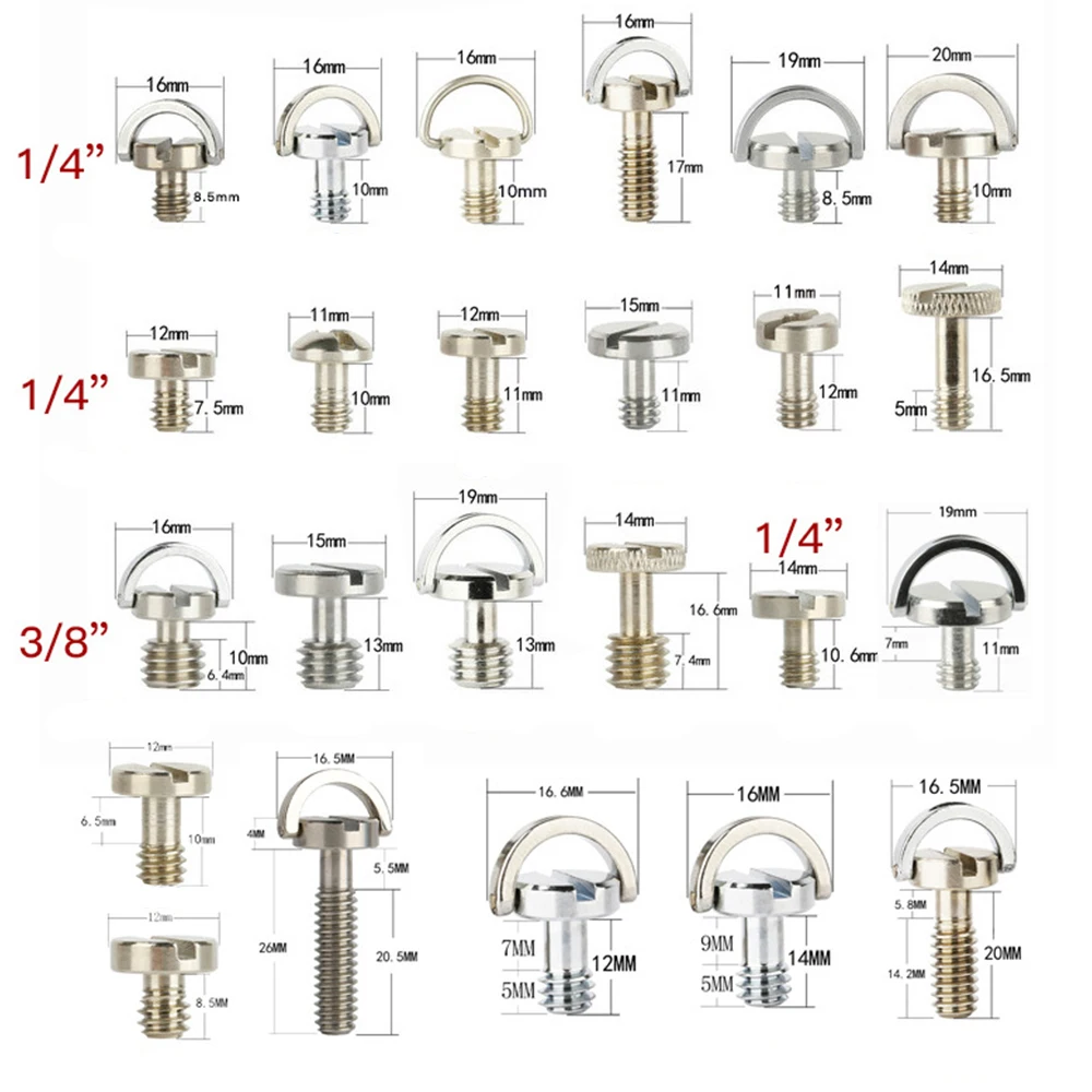 Thumb Screws M4 M6 M8 Stainless Steel D Ring Camera Screws Buy Black