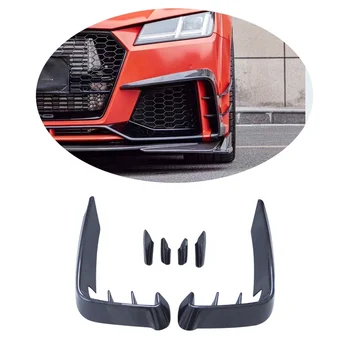 Y style Front Bumper Air Vents Cover For Audi TT TTRS Front Bumper Lip Cover  Air Vent Cover MK3 fog lamp frame wind blade knife