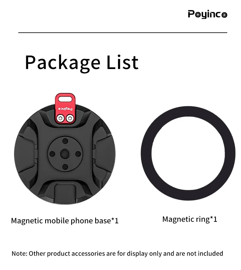Magnetic Phone Tripod Mount Adapter with Magnetic Ring & 1/4" Screw Hole for Ball Head / Tripod / Microphone / Monopod manufacture