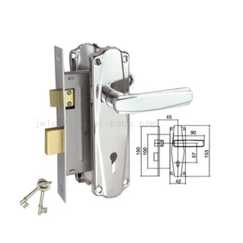 Manufacturer New Arrival Aluminum Series Door Handle Lock Set