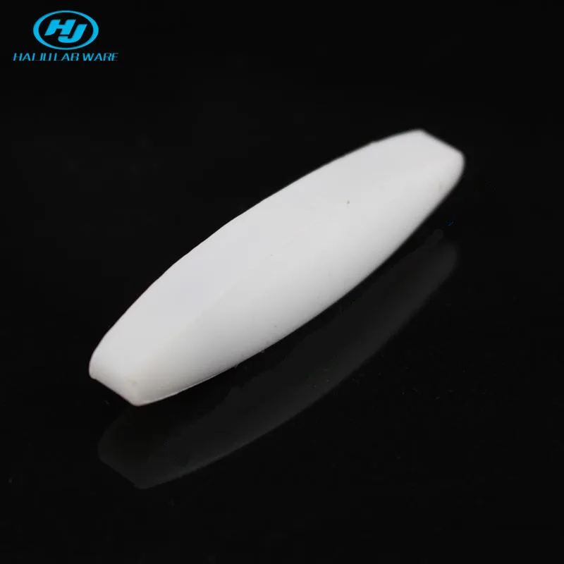 HAIJU LAB Industrial Magnet 350 Degrees Samarium Cobalt High Temperature Strong PTFE Magnetic Mixer Stirrer Bar in Olive Shape