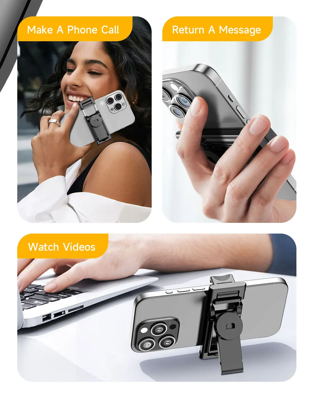 OUTSTANDING TT07 Auto Facial Tracking Telescopic Foldable Aluminum Alloy Selfie Stick 360 Rotation 69.3" Tripod Remote Gesture