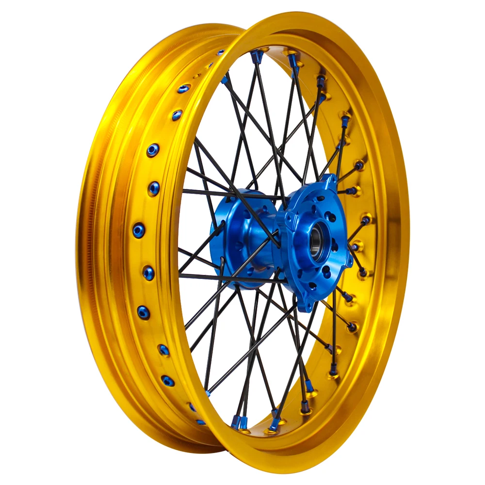 Factory Direct Sale RMZ DRZ 250 450 17 Inch SM Wheels Alloy Motorcycle Supermoto Wheels for Suzuki