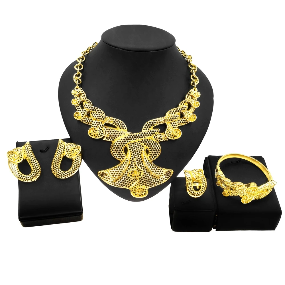 Goldplated lebanese lira jewelry set - munimoro.gob.pe