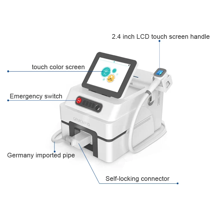 Portable 808 Diode Laser Hair Removal Machine 3 Wavelength 755 1064 808 Diode Laser Machine Manufacturer Wholesale