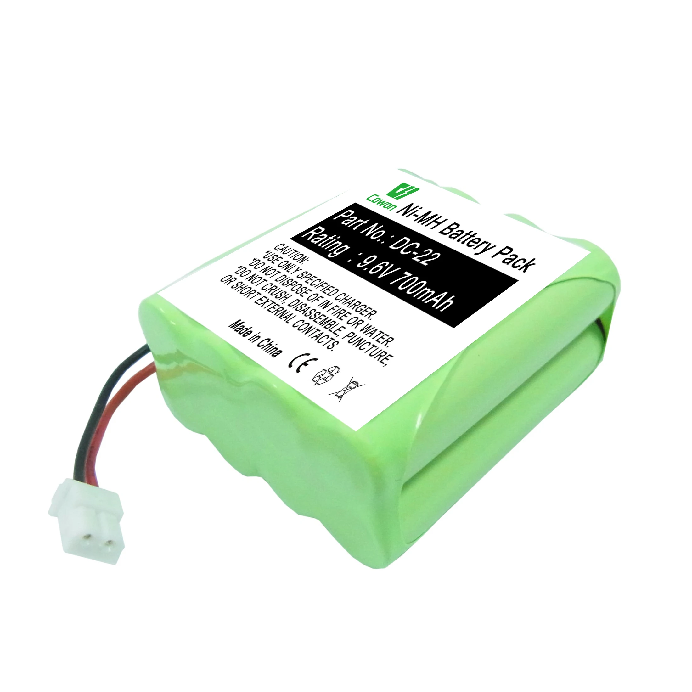 9.6V 700mAh Transmitter 1400NCP Transmitter 1500NCP 1600NCP NiMH Battery Pack DC-22 for Sport Receiver