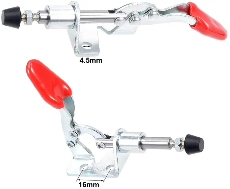 Red Toggle Clamp 301A GH-301A OT8G Quick Release Tool Horizontal Clamp Hand Tool 