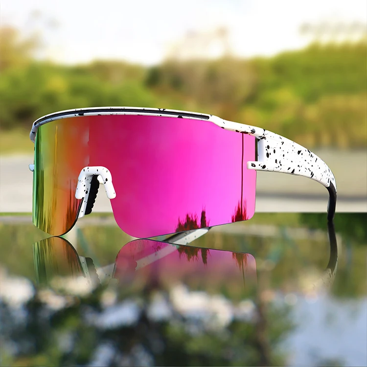 Lunettes De Cyclisme Photochromiques Adultes - Verres Polarisés UV400, Adaptables à La Lumière, Anti-vent