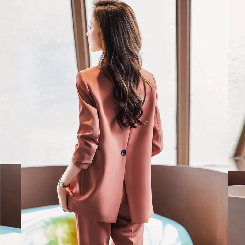 Formal Wear for Ladies Two Pieces One Button for Women High Quality  Women Formal Corporate Uniform