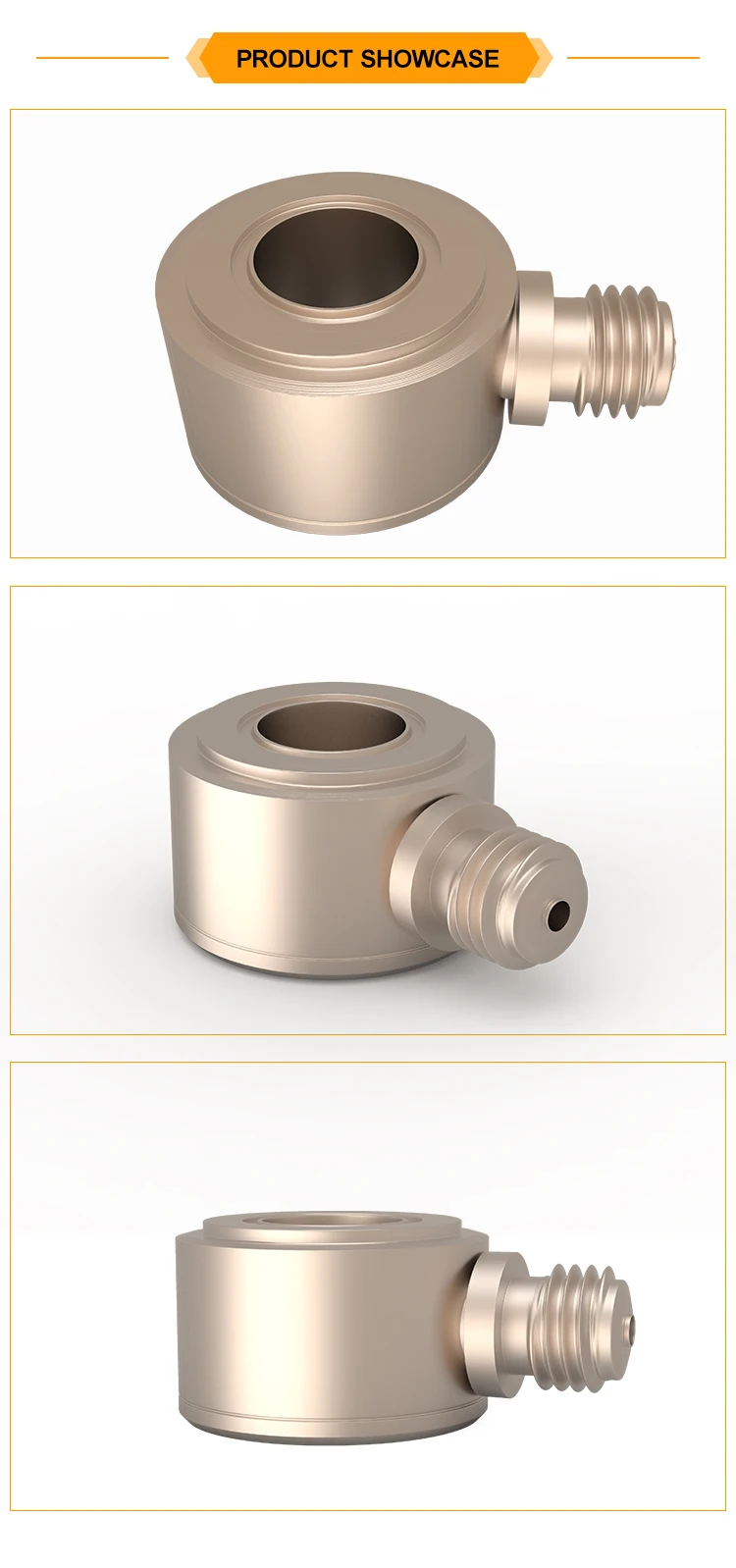 JSDCL005L Piezoelectric Force Sensor Charge Pe Voltage Icp/Iepe Signal Circular One-Way Measurement Force Response Is Fast factory