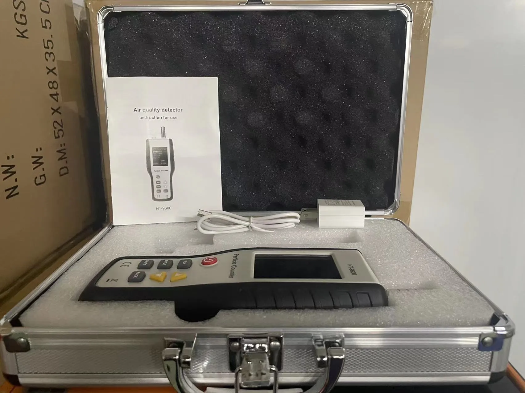 HT-9600 Высокая чувствительность PM2.5 детектор частиц монитор/пыли мониторинга качества воздуха Измеритель воздушного