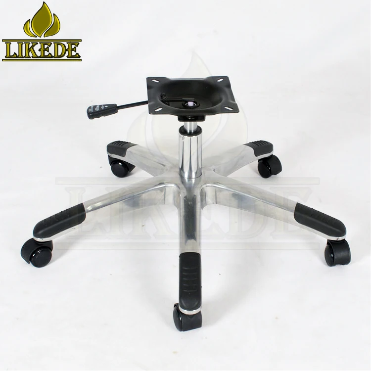 Aluminum Swivel Plate Chair Base Furniture Legs for Lounge Chair Turned Chair Parts With Swivel Function