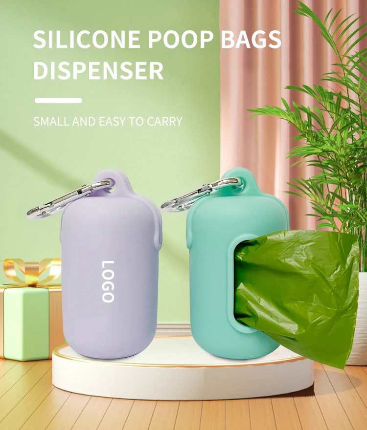 Luxury Custom Logo Printed Strong Silicone Waterproof Pet Biodegradable