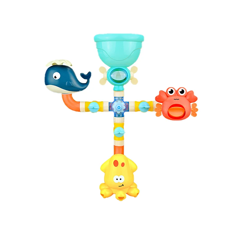 Eco Material Diy Pipes Tubes Time Water Bath Toys For Toddlers 2 3 4 5