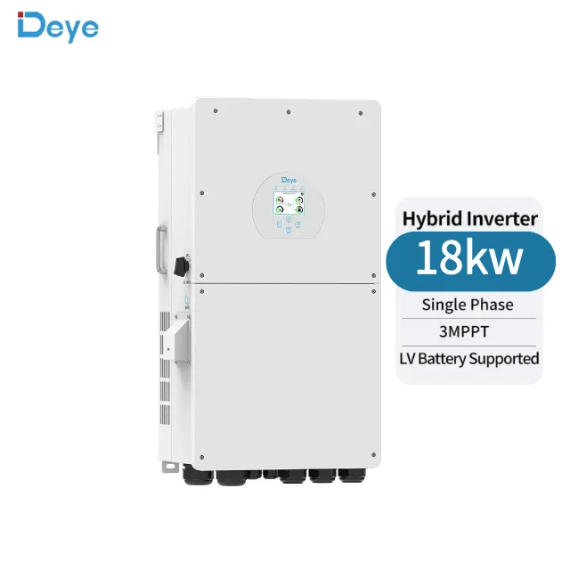 For Deye SUN-18K-SG01LP1-EU-AM3-P 18KW Single Phase Hybrid Solar Inverter with Low Voltage Battery System