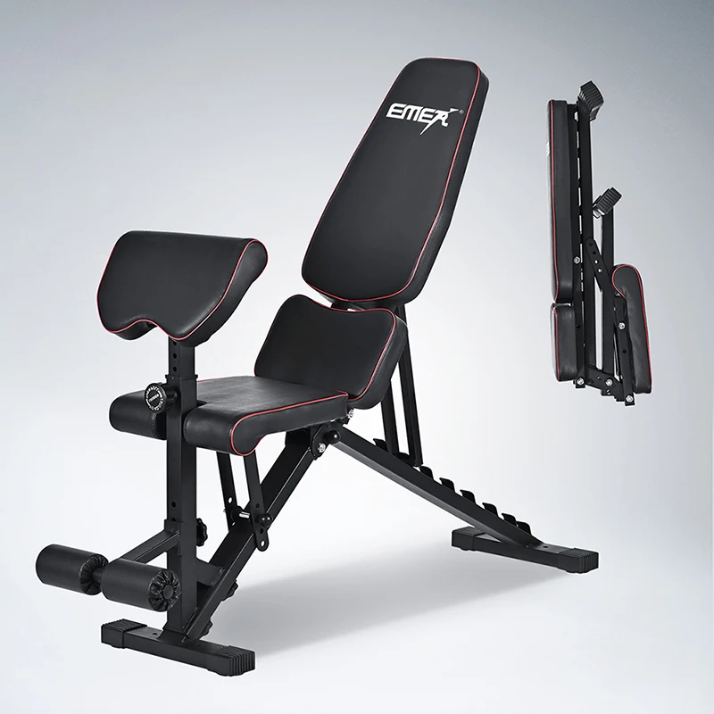 Workout Fitness Machine Cheap Trainer Exercise Sit up Folding Bench Press Abdominal Muscle Plate Board Weight Lifting Bench