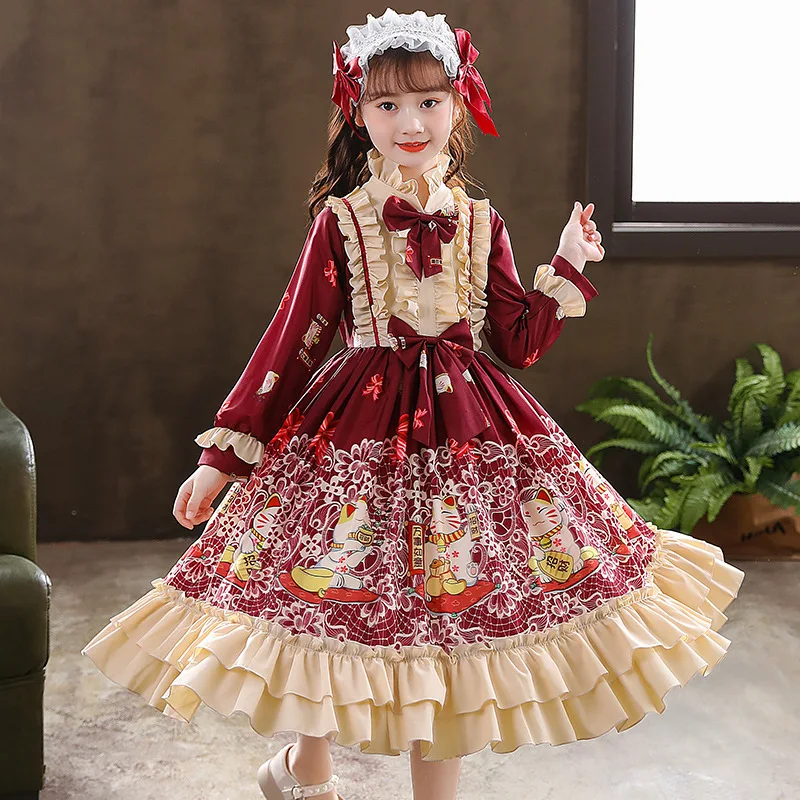 Princess Lolita Big Girl for 12 Years Old Lovely Elegant Birthday Party Dresses Princess Lolita Big Girl for 12 Years Old Lovely Elegant Birthday Party Dresses